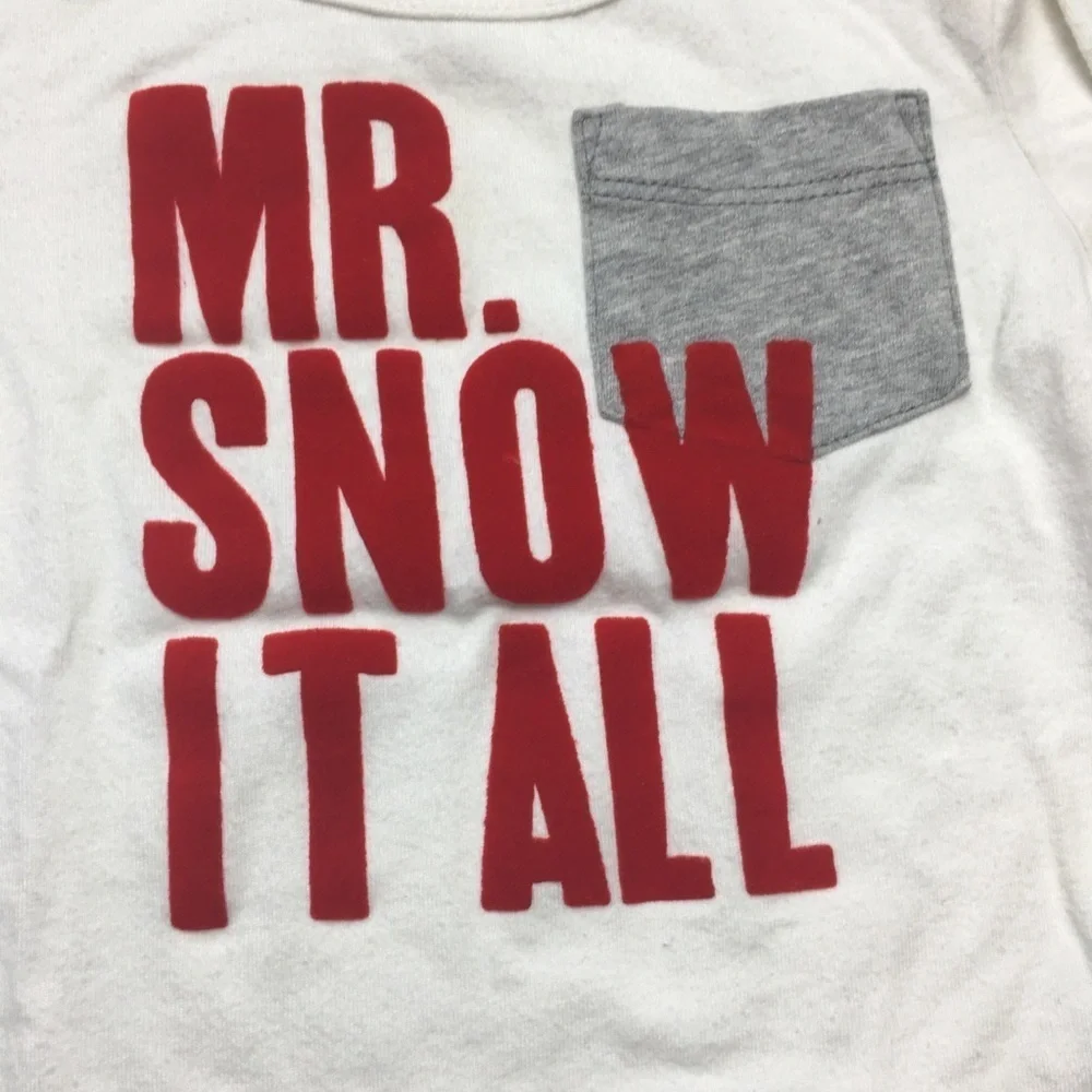 Osh Kosh B’Gosh Mr. Snow It All Long Sleeve 12 months